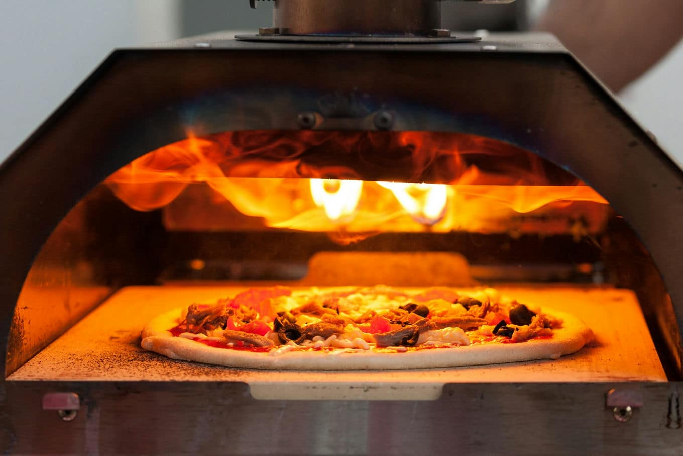 pizza w piecu gazowym